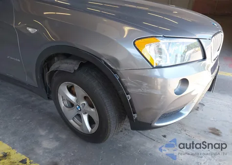 2011 BMW X3 xDrive28I из США, поврежденный, VIN 5UXWX5C53BL708611